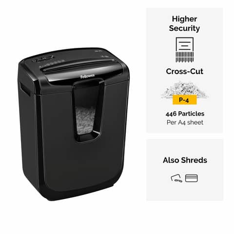 Distruggidocumenti uso personale LX25 - P-4 - 11,5 L - taglio a frammenti 4x37 mm Fellowes Powershred® nero - 4170501